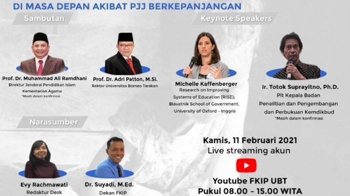 UBT Gelar Webinar, Bahas Potensi Kerugian Ekonomi dan Sosial Berkepanjangan Akibat Learning Loss