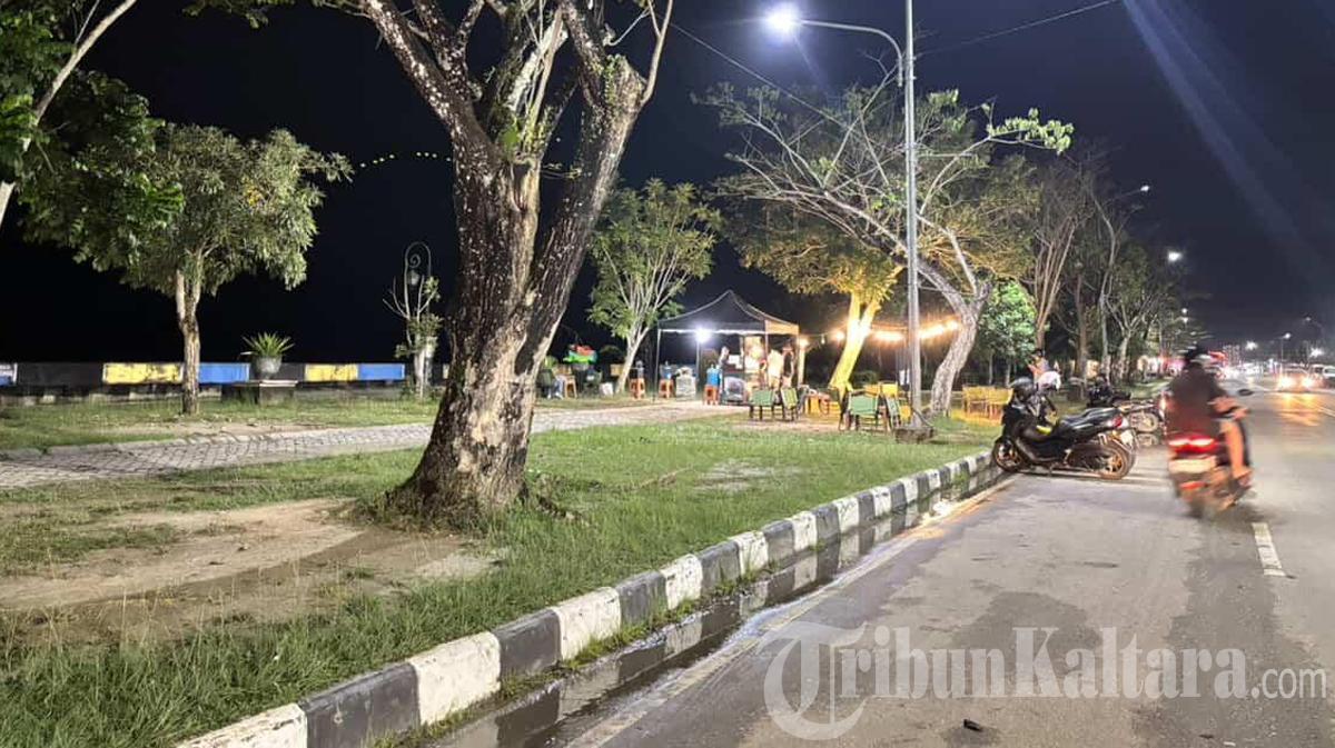 Libur Tahun Baru 2026, Taman Tepian Sungai Kayan Tanjung Selor Lengang