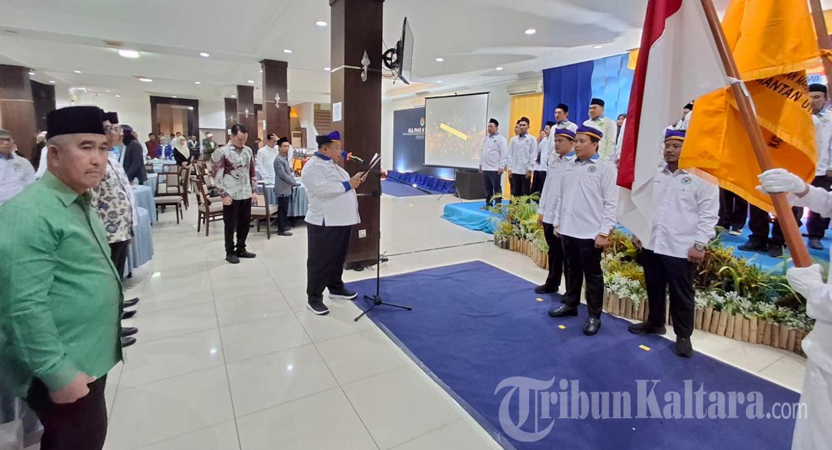 Gubernur Zainal dan Wali Kota Tarakan Khairul Kompak Hadiri Pelantikan IKA PMII Kaltara