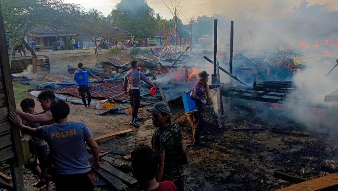 Kronologi Kebakaran di Sungai Uma Pimping, Diduga Akibat Korsleting Listrik