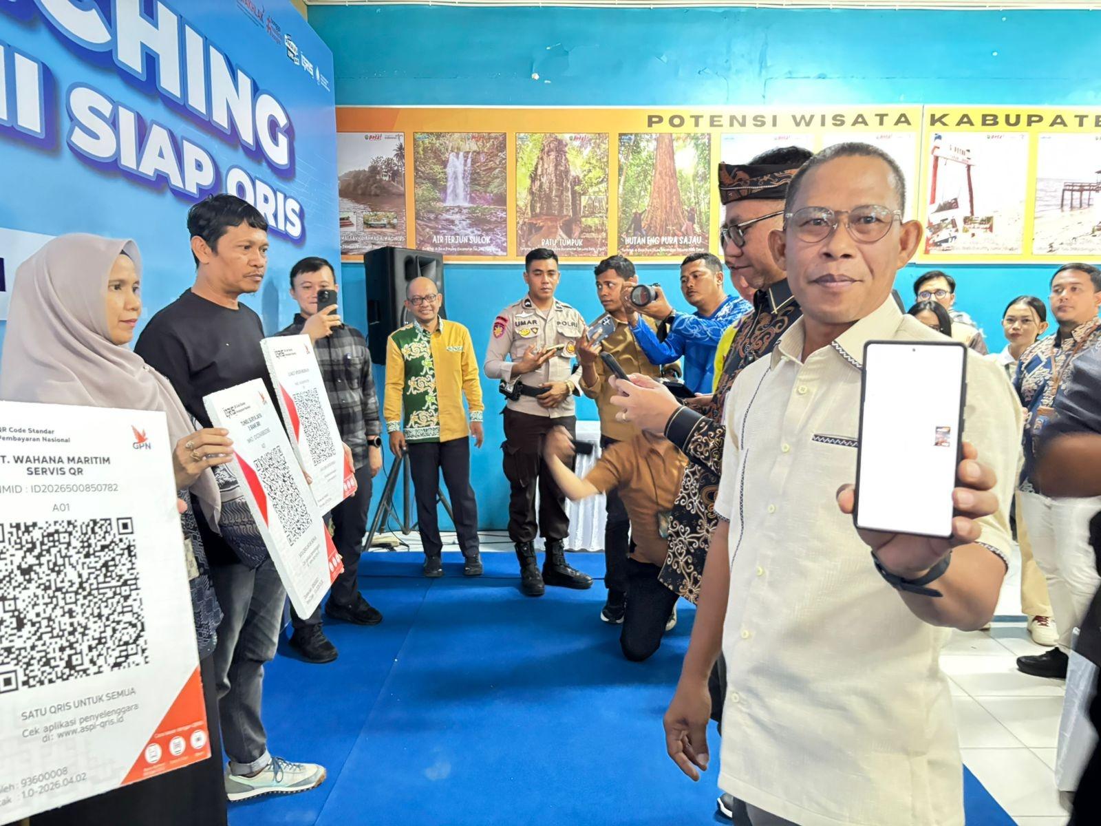 Kini Beli Tiket Speedboat di Pelabuhan Kayan II Bisa Pakai QRIS, Bupati Syarwani: Lebih Mudah
