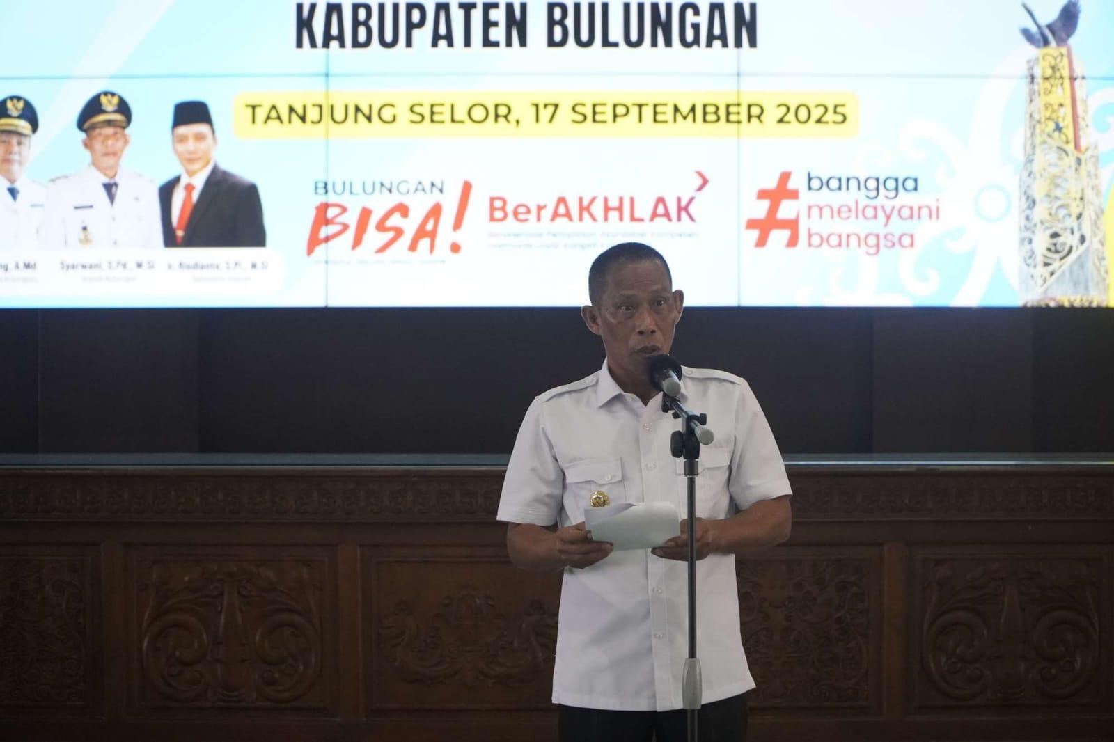 Bupati Bulungan Syarwani Ingatkan Pentingnya Digitalisasi untuk Amankan Arsip Saat Bencana