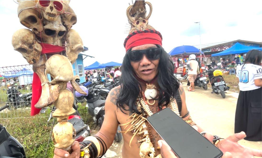 Mengenal Sosok Donles Lukas, Sang Zirah Tulang Pejuang Budaya Malinau Masih Eksis hingga Saat Ini