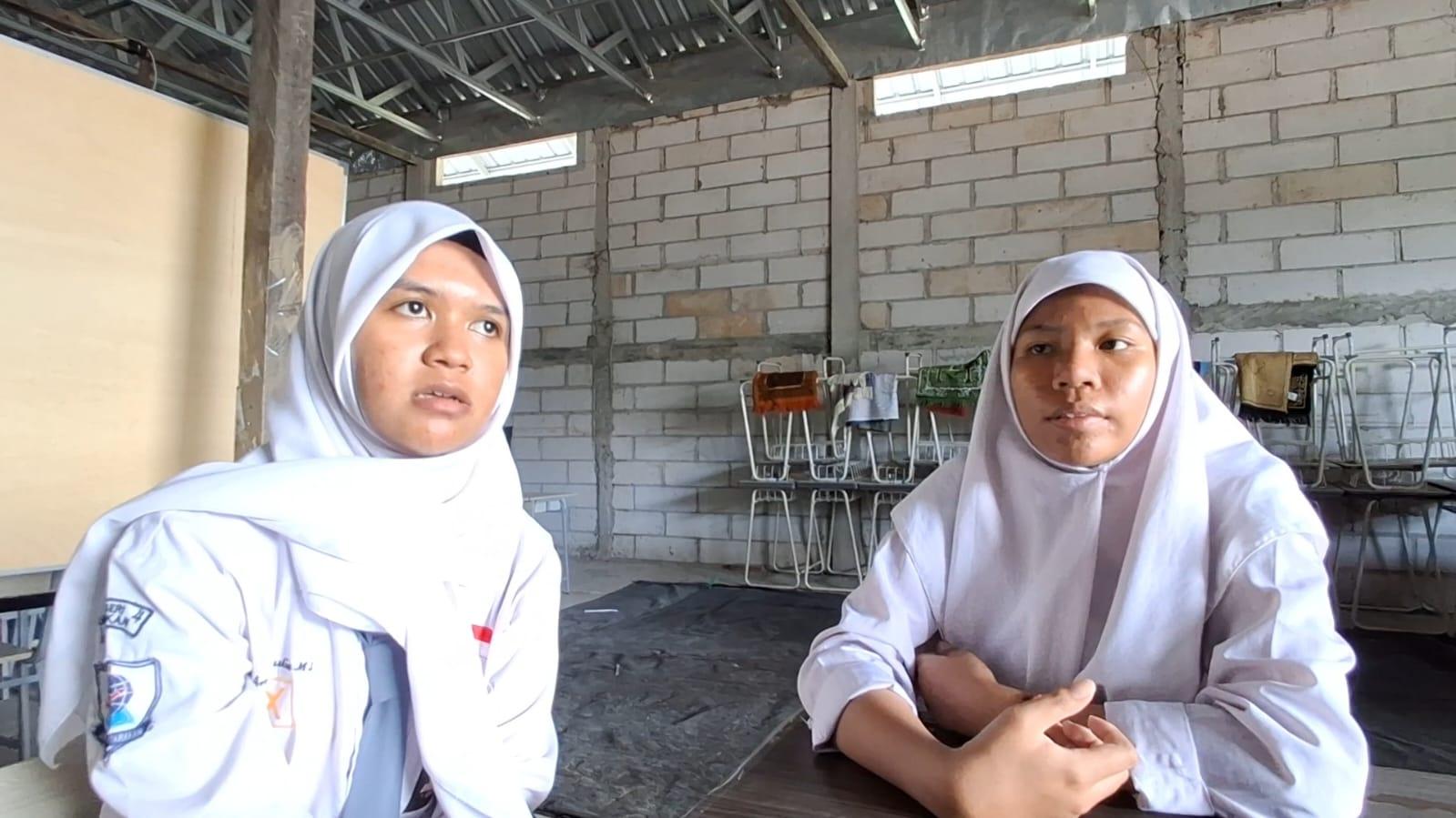 Tak Hanya Berdebu, Ruang Kelas Ikut Kebanjiran, Siswa SMKN 4 Tarakan Berharap Dibangun yang Layak