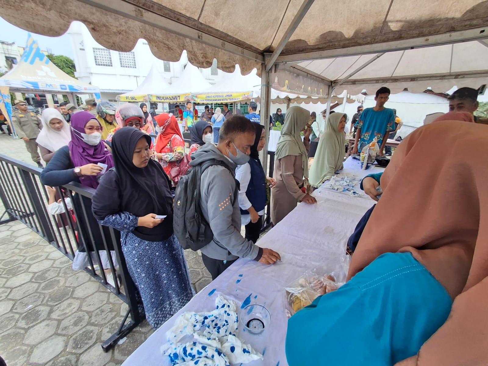 Jelang Idul Fitri GPM Kembali di Gelar Pemkot Tarakan, 7 Item Paket Sembako Dijual Cuma Rp100 Ribu 