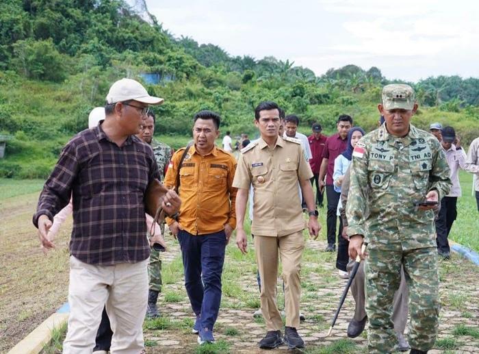 Tinjau Embung Lapri, Irwan Sabri Sebut Pemkab Nunukan Kucur Rp24 Miliar Tahun Ini