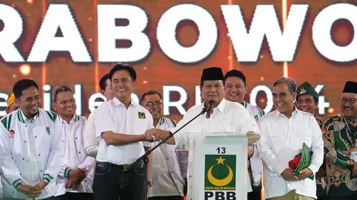 Yusril Ihza Mahendra Didorong Jadi Cawapres Prabowo Bagaimana Peluangnya? Intip Hasil Survei Terbaru