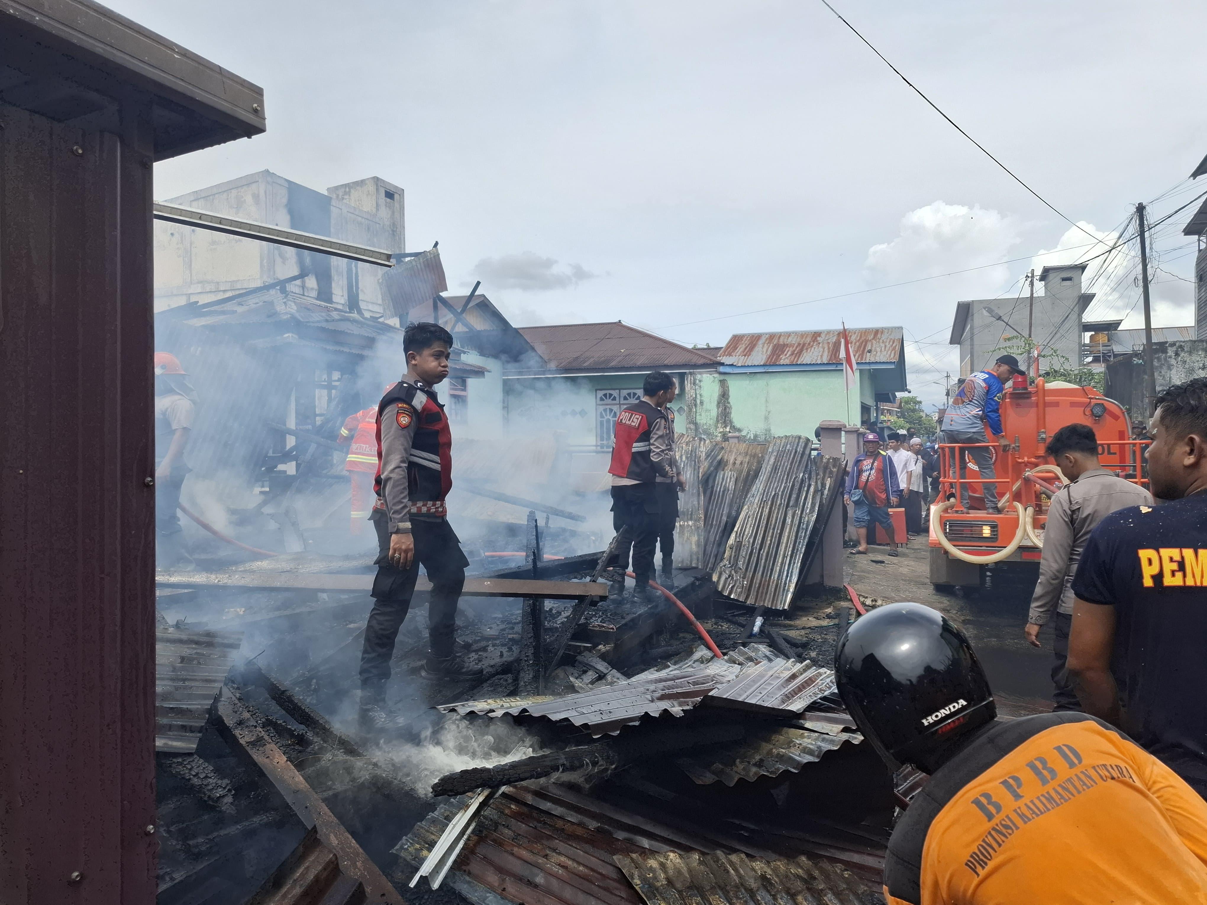 Pelaku Pembakaran di Jalan Semangka Tanjung Selor Jadi Tersangka,Diduga Sakit Hati tak Dapat Warisan - Tribunkaltara.com