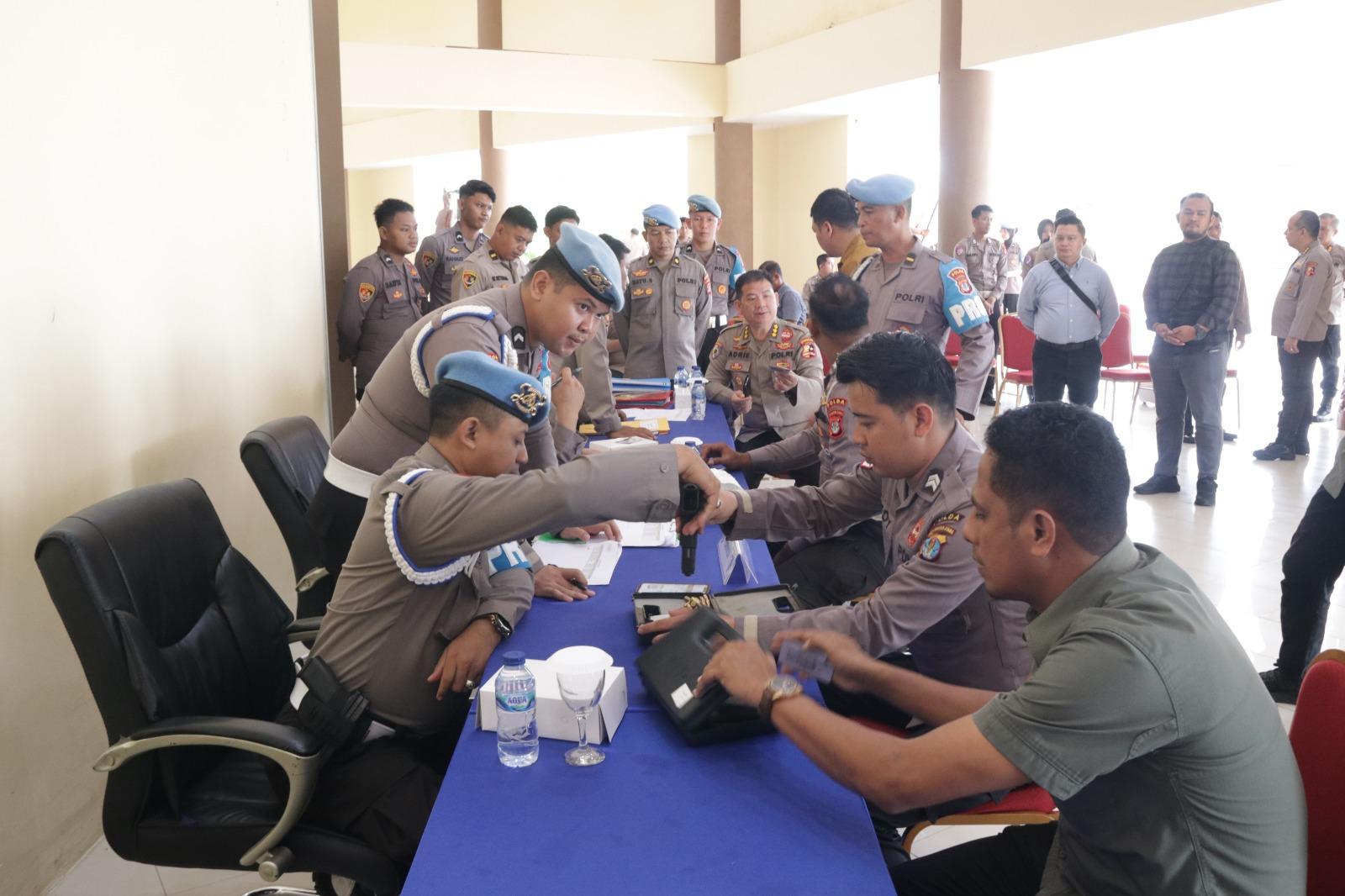 Lakukan Pengawasan dan Pengendalian Senjata dan Amunisi, Tim Itwasum Polri Monev ke Polda Kaltara