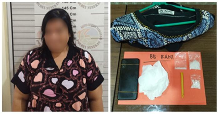 Polisi dan TNI Ringkus Perempuan di Lumbis - Nunukan Kaltara, Sabu 10,7 Gram Diamankan