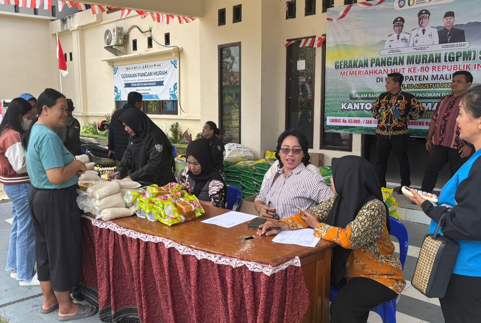 Pemkab Malinau Gelontorkan 17 Ton Bahan Pokok Murah di 9 Kecamatan, Berikut  Rinciannya