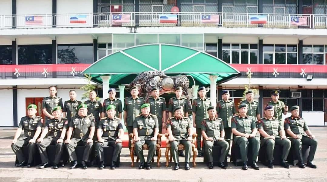 Pangdam VI Mulawarman Kunjungan Timbal Balas ke TDM, Bahas Kerjasama Pertahanan Negara