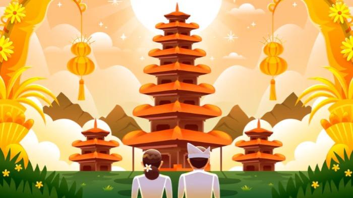 35 Ucapan Hari Raya Kuningan Berbahasa Bali, Sarat Doa dan Makna, Disertai Artinya