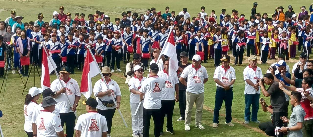 4 Kecamatan Perkotaan Malinau Kaltara Sambut HUT 80 RI di Mentarang,  Diramaikan Pawai Budaya - Tribunkaltara.com