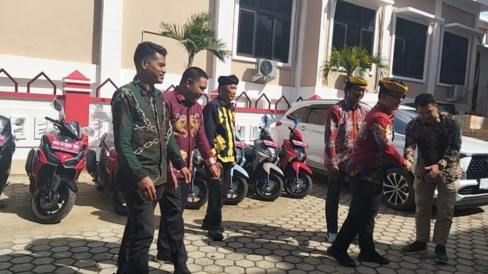 KPU Tana Tidung Kaltara Dapat Hibah 11 Unit Kendaraan dan 7 Laptop 