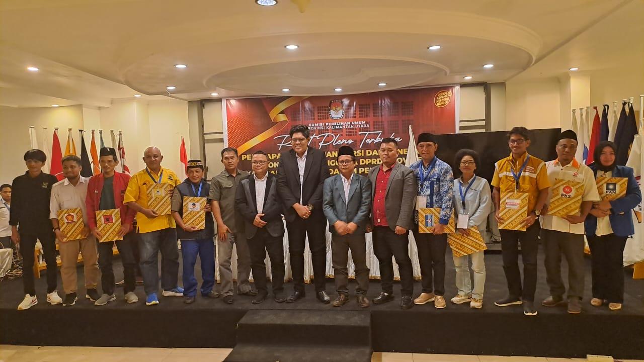 Daftar Nama 35 Anggota DPRD Kaltara Terpilih 2024-2029 Ditetapkan KPU, Gerindra Raih Suara Terbanyak