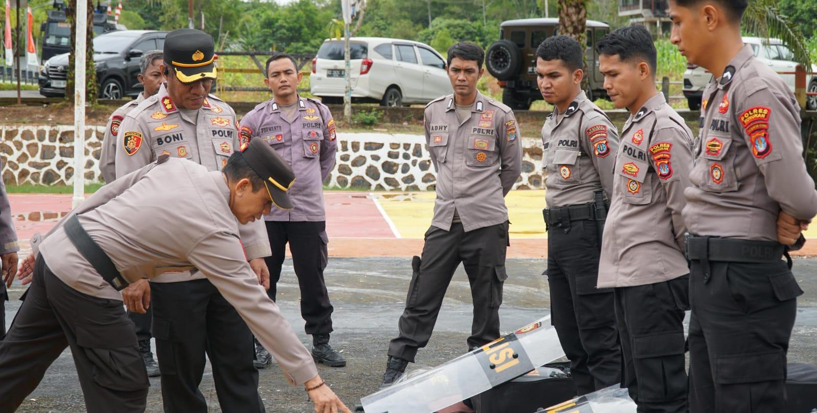 Polres Nunukan Turunkan 350 Personel Kawal Aksi Unjuk Rasa Mahasiswa di DPRD, Water Canon Disiapkan