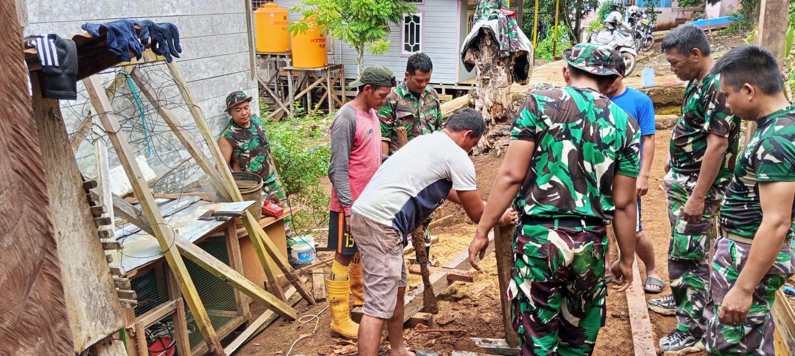 Pembangunan Dudukan Profil Sumur 1 TMMD ke-126 di Tana Tidung Capai 46  Persen - Tribunkaltara.com