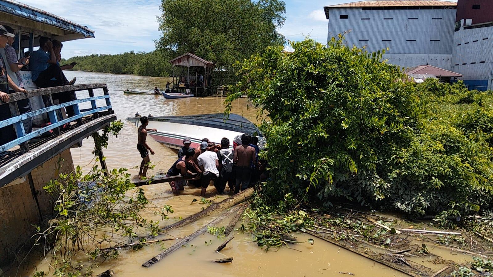 Polres Tana Tidung Sebut Speedboat Reguler Malinau Express Dua Kali Tabrak Batang Kayu, Bodi Pecah