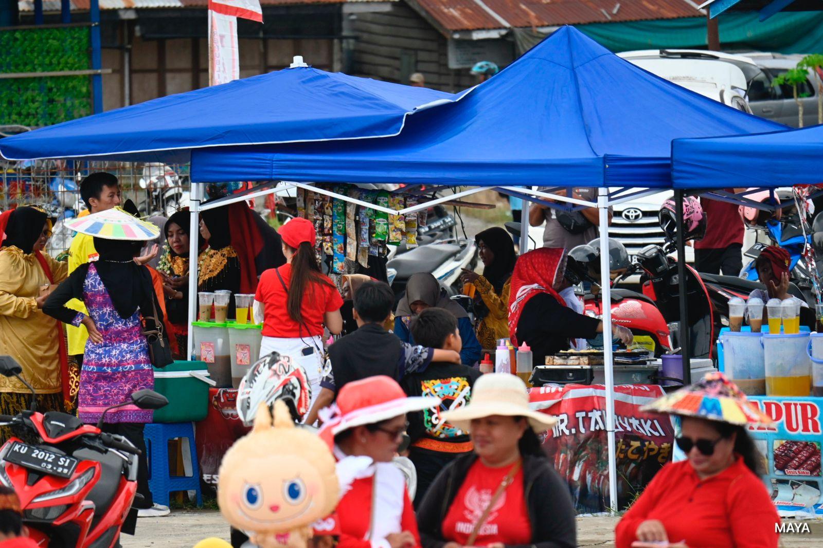Sehari Jualan di Pawai Pembangunan Kecamatan Malinau Kota, Omzet Pelaku UMKM Tembus Rp 700 Ribu