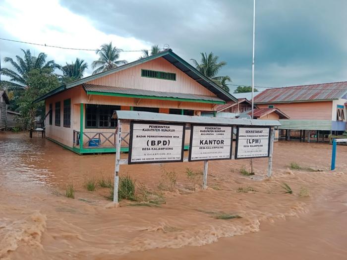 Breaking News, Banjir Kiriman dari Perbatasan Malaysia Rendam 4 Kecamatan di Nunukan Kaltara