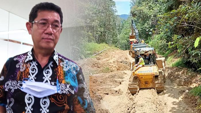 Wagub Kaltara Yansen Tipa Padan Dorong Penyelesaian Proyek Jalan Perbatasan Malinau-Krayan