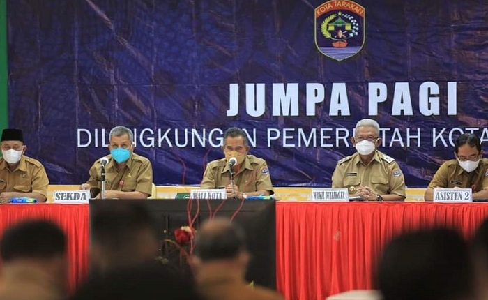 Gelar Jumpa Pagi, Pemkot Tarakan Evaluasi Pencapaian Pajak dan Retribusi Daerah
