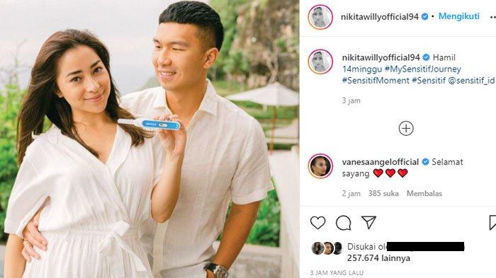 Indra Priawan Pecahkan Balon Biru, Terkuak Jenis Kelamin Anak yang Dikandung Nikita Willy