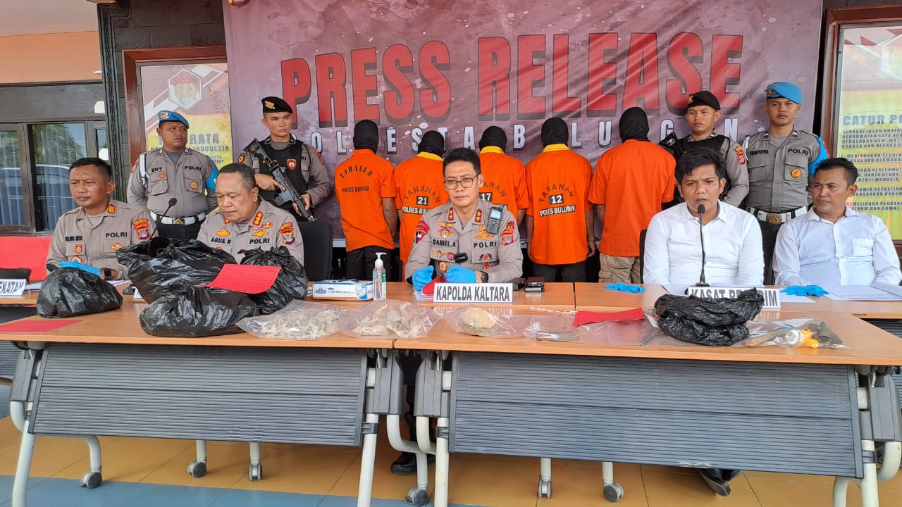 Sudah Beraksi di 13 Lokasi, Kawanan Pencuri Sarang Burung Walet di Bulungan Dibekuk Polisi