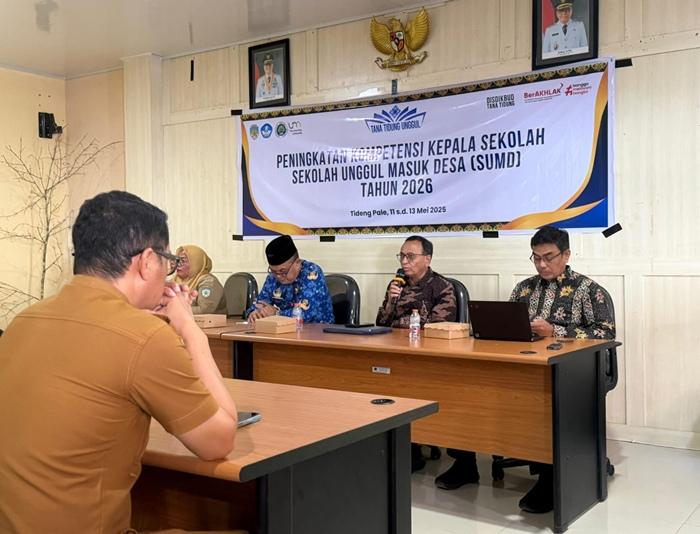 Disdikbud Tana Tidung Gelar Peningkatan Kompetensi Kepemimpinan Kepala Sekolah Program SUMD