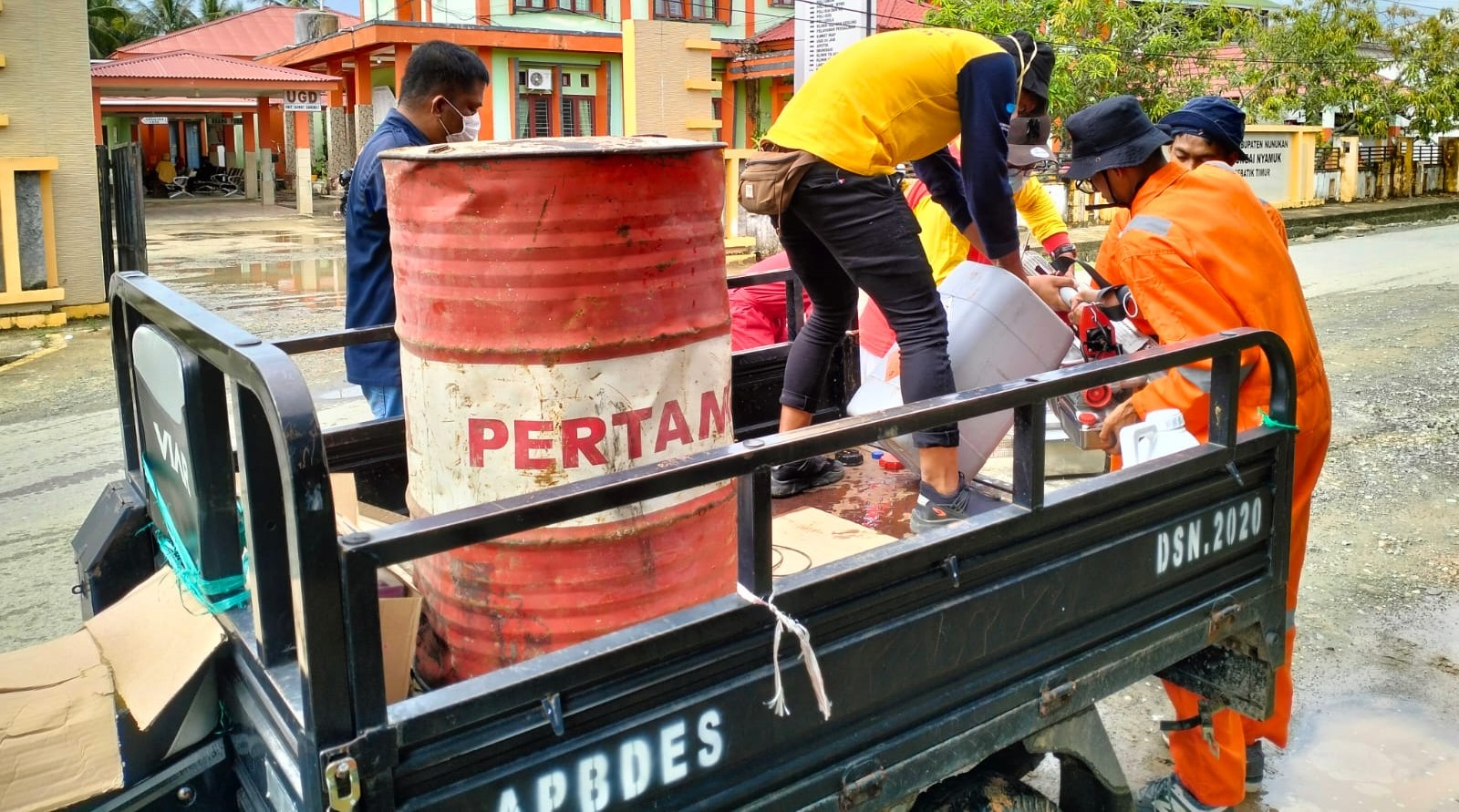 Cegah Penularan DBD, Camat Sebatik Timur Lakukan Fogging Massal 4 Desa, Dinkes: Itu Saja tak Cukup