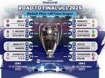 Daftar Hasil Undian Babak Play Off Liga Champions, Man City Bertemu Mimpi Buruk, Hadapi Real Madrid