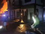 Kebakaran di Desa Nawang Baru Malinau Teratasi, Camat: 4 Rumah dan Ruko Sembako Ludes Dilalap Api