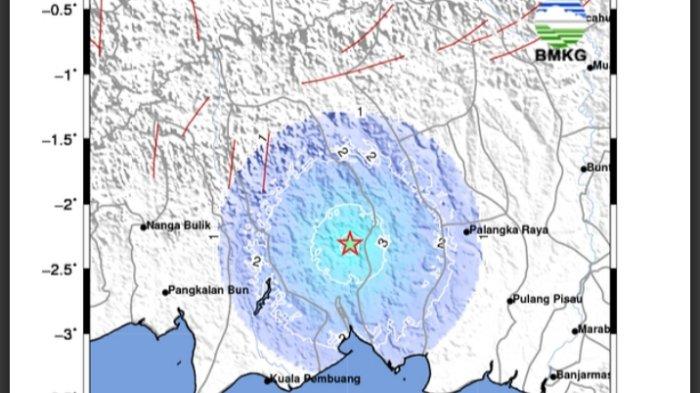 TribunBreakingNews, Gempa Terkini Senin 30 Oktober 2023, Mag 4,5 SR Guncang Sampit Kabupaten Kotim