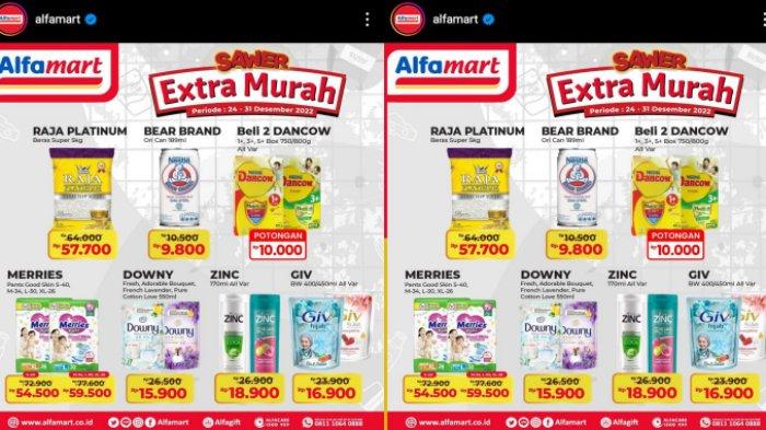 Jelang Tahun Baru 2023 Ada Promo Alfamart, Diskon Produk Sawer Extra Murah Beras Rp 57.700