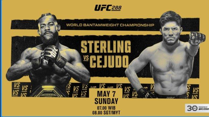 Link Gratis Live Streaming Mola TV UFC 288 Aljamain Sterling vs Henry Cejudo, Gelar Kelas Bantam