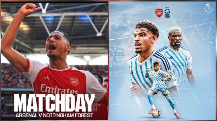 Link dan Cara Nonton Streaming Arsenal vs Nottingham TV SCTV tak Siarkan Liga Inggris Malam ini