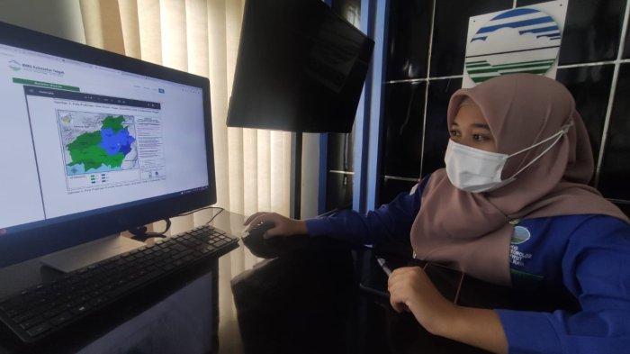 BMKG Palangkaraya Merilis, Hujan Sedang Hingga Lebat Guyur Sebagian Wilayah Kalteng 3 Hari ke Depan