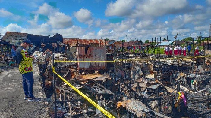 Kurang dari 24 Jam, 10 Rumah Hangus Kembali Jadi Arang Kebakaran di Mendawai Palangkaraya