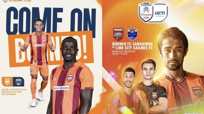 Live Gratis RCTI dan Link Streaming Borneo FC vs Lion City Sailors ASEAN Club Championship 2024