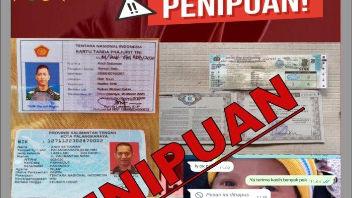 Ini Imbauan Kodim1016/Plk Soal Kewaspadaan Aksi Dugaan Penipuan di Palangka Raya