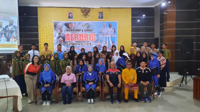 Bupati Kotawaringin Barat Hj Nurhidayah Buka Workshop dan Lomba Aerobic Gymnastic 2025