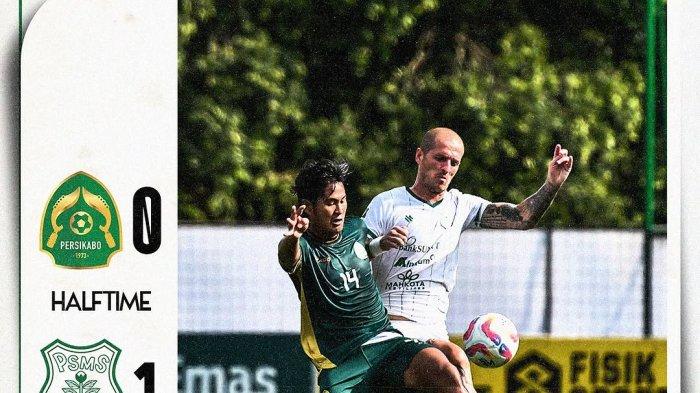Hasil Persikabo vs PSMS Medan Liga 2 2024 Skor 0-2 Ayam Kinantan Cetak Gol Berkat Juninho