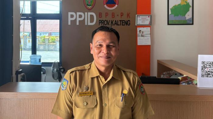 WAWANCARA - Kepala Bidang Pencegahan dan Kesiapsiagaan BPB-PK Kalimantan Tengah, Indra Wiratama saat ditemui di Kantor BPB-PK Kalteng, Selasa (20/1/2026).