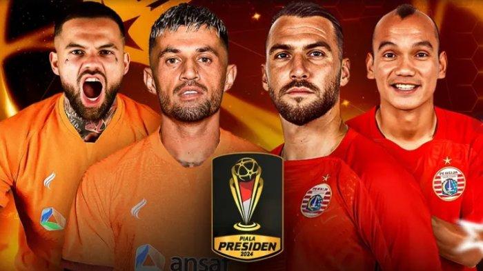 TV Online Indosiar, Live Streaming Borneo FC vs Persija Jakarta Piala Presiden 2024 Jam 19.30 Wib