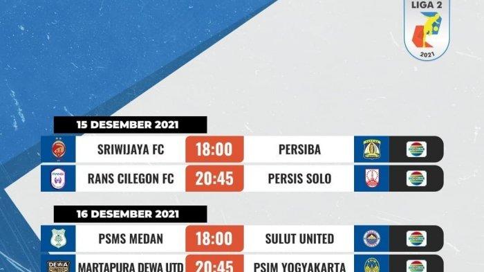 Jadwal Mulai Siaran Langsung Indosiar Perempatfinal Liga 2 2021: SFC vs Persiba & Persis vs RANS dll