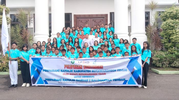 Bupati Halikinnor Resmi Berangkatkan Kontingen Pesparani Kotim, 128 Peserta Siap Tampil Maksimal