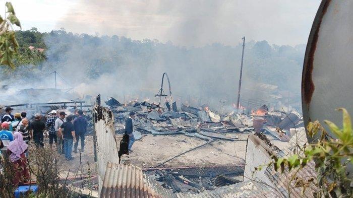 3 Rumah Ludes Jadi Arang di Jalan Sutoyo Kalbar, Tak Ada Korban Jiwa, Diduga Korsleting Listrik