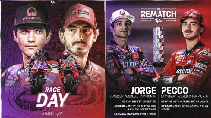 LIVE Gratis Trans7 Link Streaming Cek Hasil Akhir MotoGP Barcelona 2024, Perpisahan Jorge Martin