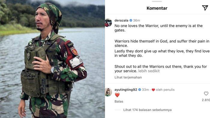 Penampilan Terbaru Lettu TNI Fardhana Buat Ayu Ting Ting Bereaksi, Muncul Kala Heboh Tugas ke Papua
